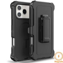 Armor OTT Defender Box Magnetic Phone Case For IPhone17 Pro Max Air 16 15 14 13 12 For Magsafe Rugged Shockproof With Clip Cover iPhone 14 Pro juoda