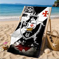 Vasco Football Club Printed Microfiber Beach Towel, Soft And Absorbent, Quick-Dry, Ideal for Summer Travel, Beach Essential, Swimming Pool 70cmx140cm(27x55inch)