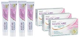 Kozicare Kojic Acid, Vitamin E, Arbutin Skin Whitening Soap, 75g (Pack Of 3) & Kojic Acid, Arbutin, Glutathione Skin Whitening & Lightening Cream white