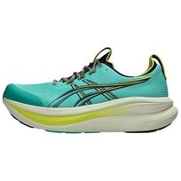 ASICS GEL NIMBUS 28 Bėgimo takais bateliai Vyriški Aurora Green Black 1011C216-300 43.5 juoda