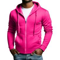 Sportinis sportinis kostiumas su gobtuvu Unisex bėgimo apranga ilgomis rankovėmis megztinis Megztinis megztinis XL pink