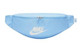 Nike Heritage Nylon Fanny Pack Unisex Aquarius Blue Crew Canvas ONESIZE white