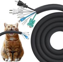 Cable Sleeve 10ft Pet Proof Wire Protector Tube 30mm juoda