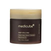 Medicube Deep Vita C Pad Pure Vitamin C Brightening Exfoliating Toner Pads (150g / 70 Pads) beige