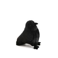 10/25cm Kawaii Juodo Varnos Pliušinis Žaislas Realistiškas Varnos Pliušinis Gyvūnas Kūrybiškas Paukštis Minkšta Lėlė Vaikui ir Suaugusiems Gotikinio Kambario Dekoras black