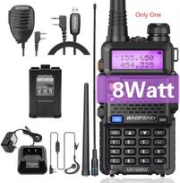 1/2 VNT BaoFeng UV-5R 8W Trijų galių radijo stotelė Didelės galios dvijuostė Ilgo nuotolio 128 KANALAI Nešiojama rankinė UV 5R Mėgėjiška dvipusio ryšio radijo stotelė EURO