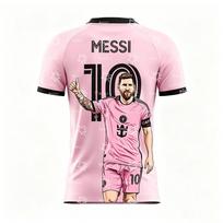 2026 Messi Nr.10 Futbolo Marškinėliai Rungtynių ir Treniruočių Rinkinys Vasaros Sportinė Vyriška Marškinėliai Vaikų Drabužiai T-shirt Y2k Moteris 100