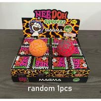 1/4/12Pcs Nee Doh Magma Light Up Squeeze Balls Display Box Squishy Meteorite Stress Relief Fidget Toy Bulk Wholesale black