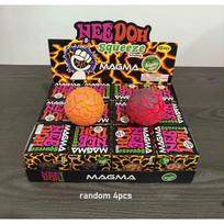 1/4/12Pcs Nee Doh Magma Light Up Squeeze Balls Display Box Squishy Meteorite Stress Relief Fidget Toy Bulk Wholesale