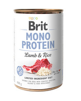 Brit Care Mono Protein Lamb & Rice konservai šunims, 6 x 400 g