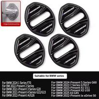 4 vnt. Automobilio durų spynos dangtelio lipdukai BMW 3 5 serijai X1 X3 X4 X5 G20 G32 F48 G01 G02 G05 G07 G11 G22 G26 G45 G30 G60 Priedai black