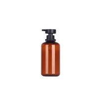 300ml Shampoo Bottle, 250ml Body Lotion Pump, Refillable Brown Pet Wash and Care Bottle brown