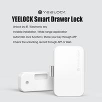 YEELOCK Smart Drawer Lock ZNGS01YSB Keyless Lock   APP Management Anti-theft Children     Lock white