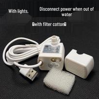 USB katės geriamasis fontanėlis: Tylus vandens cirkuliacinis siurblys augintiniams white