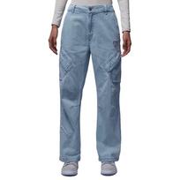 Jordan Jeans Women's Light Armory Blue Moderate Straight Fit Pants IM9713-440 L mėlyna