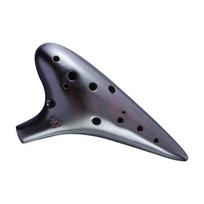 12-Hole Alto C Ceramic Ocarina for Beginners & Professionals black