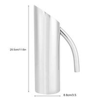 1.6L Large Stainless Steel Water Pitcher Cold Water Jug Drinks Jar Juice Container for Bar KTV Restaurant white