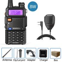 Baofeng Walkie Talkie UV 5R 5W 8W Dual Band Ham Two Way Radio Vhf Uhf FM Radio Handheld Transceiver Hunting 16KM US