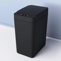 Išmanus kvapui atsparus šiukšliadėžė su dangčiu – Vandeniui atspari, siaura sandarinimo anga voniai, tualetui, miegamajam Narrow 15L Battery White white