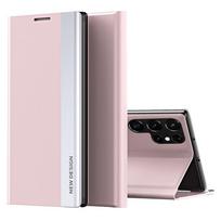 Samsung Galaxy S23 Ultra Flip Case, Side Magnetic, Pink