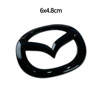 Plastikas Mazda CX-7 CX7 Automobilio Priekinės Bagažinės Emblema Vairo Ženklelis 3D Kėbulo Pakeičiama Lipdukas Galinės Uodegos Apdailos Elementas black