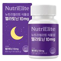 NutriElite Augalinės kilmės Melatoninas 10 mg (1 vnt. per 2 tabletes) 60 tablečių