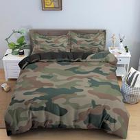 3D Camouflage serijos namų patalynės komplektas Kamufliažas, individualizuotas spausdintas antklodės ir pagalvės užvalkalas 2/3 dalių DE155 * 200 vyrų kambario viso dydžio namų dekoravimas Baby 100x135cm