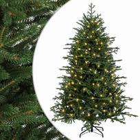 Dirbtinė Sulankstoma Kalėdų Eglutė 150 cm 150 LED Šilta balta