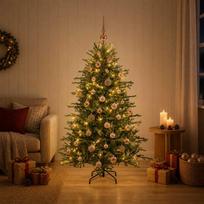 Dirbtinė kalėdinė eglutė su rutuliuku 120 cm 150 LED