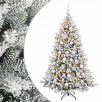 Dirbtinė Kalėdų eglutė su burbulais 210 cm 300 LED Šilta balta