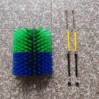 Small Holstein Cow Body Brush - Massage & Cleaning Tool for Livestock green