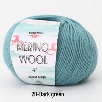 Vidutinio svorio 50 g merino vilnos siūlai rankiniam mezgimui ir nėrimo projektams