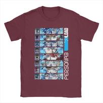 Persona 3 Video Game Outfit Unisex T Shirt 100% Cotton Tee New Arrival  Tops T-shirt XXXXXL bordinė