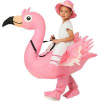Karštas Berniukų Mergaičių Flamingo Dinzauras Pripučiamas Kostiumas Juokingas Kostiumas Helovinas Kalėdos Purimas Anime vakarėlis Cosplay Kostiumai Fit Height 105-145cm pink