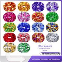 Cheerleading Pom-Poms Hand Flowers Dance Performance Props blue
