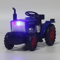 1/32 modeliavimo traktoriaus žaislai automobilio modelis lydinio metalinis korpusas žemės ūkio transporto priemonė atitraukiamas garsas šviesa funkcija žaislinis automobilis berniukui dovana blue