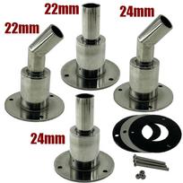 22mm/24mm Nerūdijančio plieno praeinantis korpuso išmetimo jungties vamzdelis Lizdas Aparatūros dalis Oro Dyzelino Vėdinimo Šildytuvas Automobiliui Valtis Sunkvežimis Van 24mm Straight gray