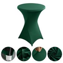 27 Colors Wedding Birthday Party Decoration Cocktail Spandex Table Covers Round Cloth High Bar Banquet Hotel Show Solid Colour 60cm Round 110cm H auksas