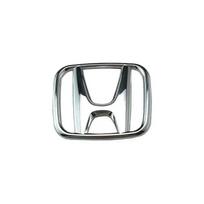 ABS Automobilio Priekinės Variklio Dangčio Grotelių Emblema Galinės Bagažinės Lipdukas Honda Civic Accord City XR-V CR-V STEPWGN Envix ODYSSEY VEZEL Fit 103x84mm sidabras