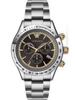 Versace moteriškas klasikinis chronografo kvarcinis laikrodis VEV700419 ruda