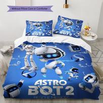 ASTRO BOT Raštas Patalynė, Antklodžių Komplektas Antklodės Užvalkalas Pagalvės Užvalkalas Namų Gimtadienio Dovana (1 * antklodės užvalkalas + 2 * pagalvės užvalkalai, be šerdies) 140x200cm