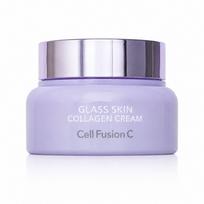 Cell Fusion C Glass Skin Collagen Cream 55ml Glass Skin Collagen Cream white
