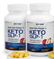 KETO GLP-1 Papildas – 1500mg ACV, Berberino, BHB ir NAD+ Mišinys – Detoksikacija, Energija ir Sveiko Metabolizmo Palaikymas (60 kapsulių) 2pack