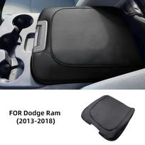 For Dodge Ram 1500 2500 3500 2013 2014 2015-2018 1Pcs Leather Center Console Lid Armrest Cover Replacement Black Gray Auto Parts One Size gray