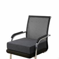 Thick Foam Seat Cushion Adds Supportive Chair Pad High Springy Square for Students, 40x40x10cm gray