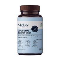 Miduty Liposomal Glutathione 600 mg - Highest Bioavailability & Absorbability - Cellular & Face Health - Helps in Skin Hydration - Liver Health