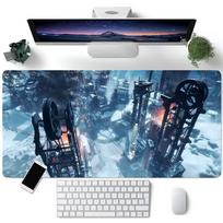 Frostpunk Game Mousepad Large Keyboard Desk Mat Gaming Mouse Pad LockEdge Non-slip Mat 30cmx60cm gray