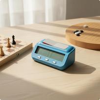 Digital Chess Clock Timer Compact for Club Play gray