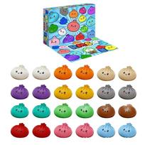 Koldūnių Squishy Advento Kalendorius Slepiančioji Dėžutė Anti-Stresas Minkštas Fidget Lėtai Kylanis 24 Dienų Skaičiavimo Kalendorius Kalėdų Šventės Dovanos