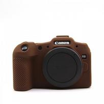 Silicone Camera Case Cover Canon EOS R8 Mirrorless - Shockproof Scratch Resistant Protective Sleeve In Multiple Colors R8 Matte Coffee black